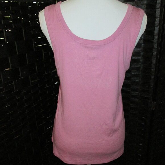 State of Day Ribbed Modal Sleep Tank Top Mauve Orchid NWT Sz L - Picture 4 of 4